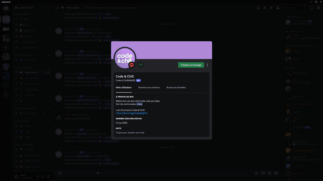 image du Projet Codeandbot de Gcassinis