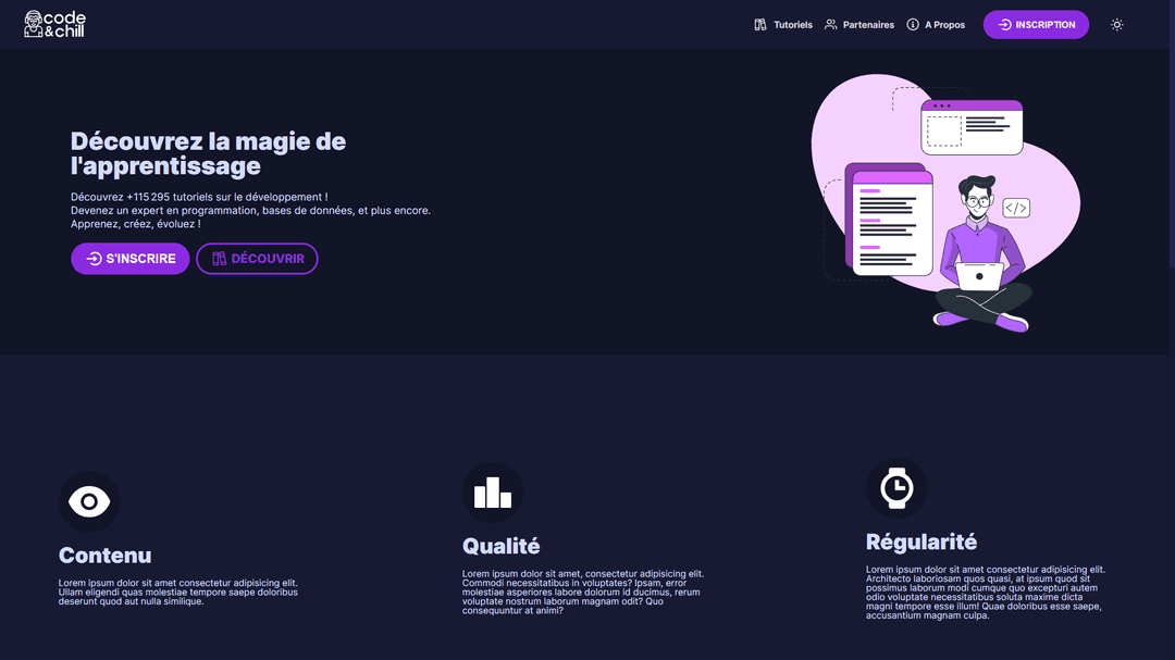 image du Projet Code & Chill de Gcassinis