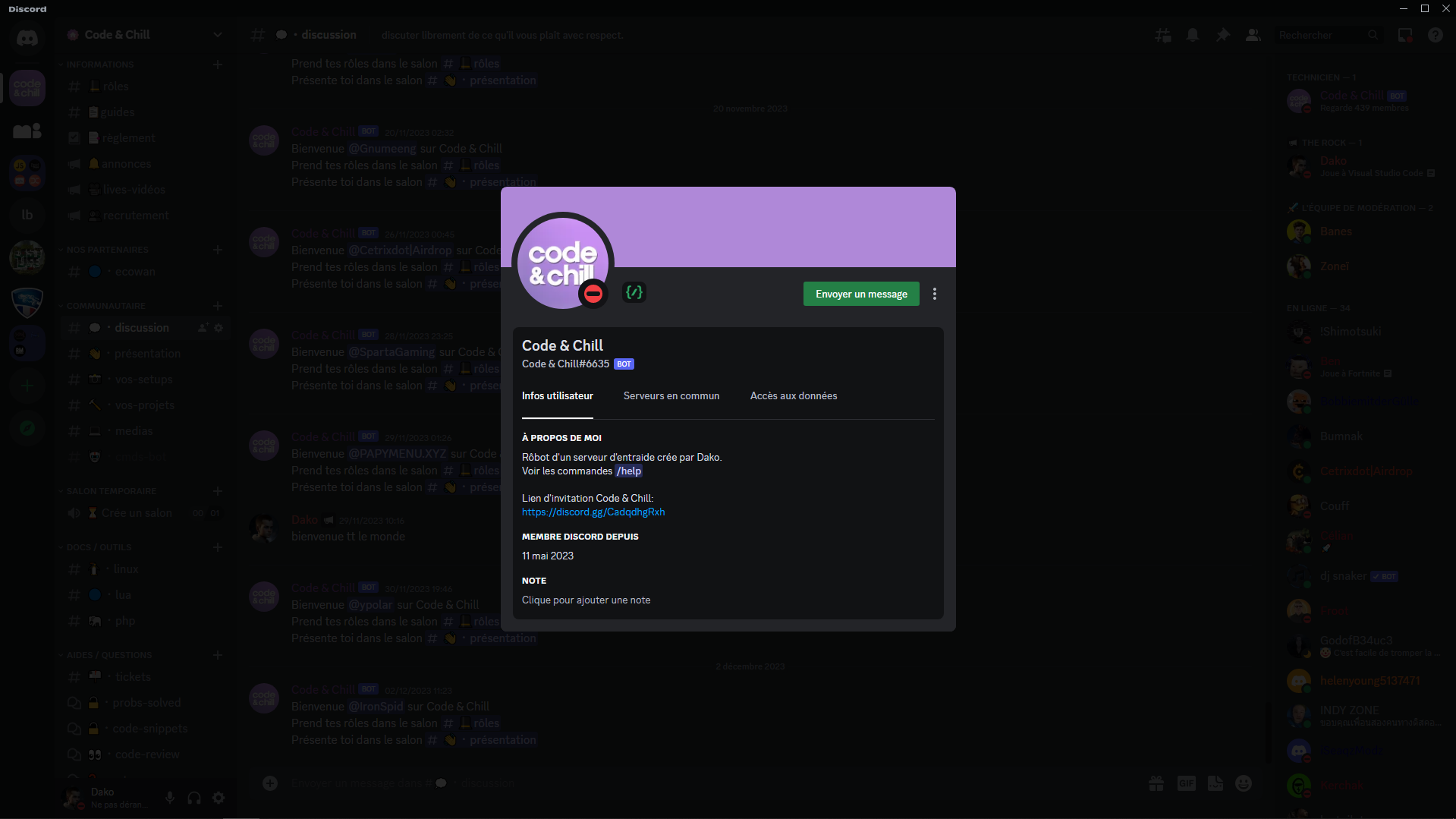 image du Projet numéro 1 Codeandbot