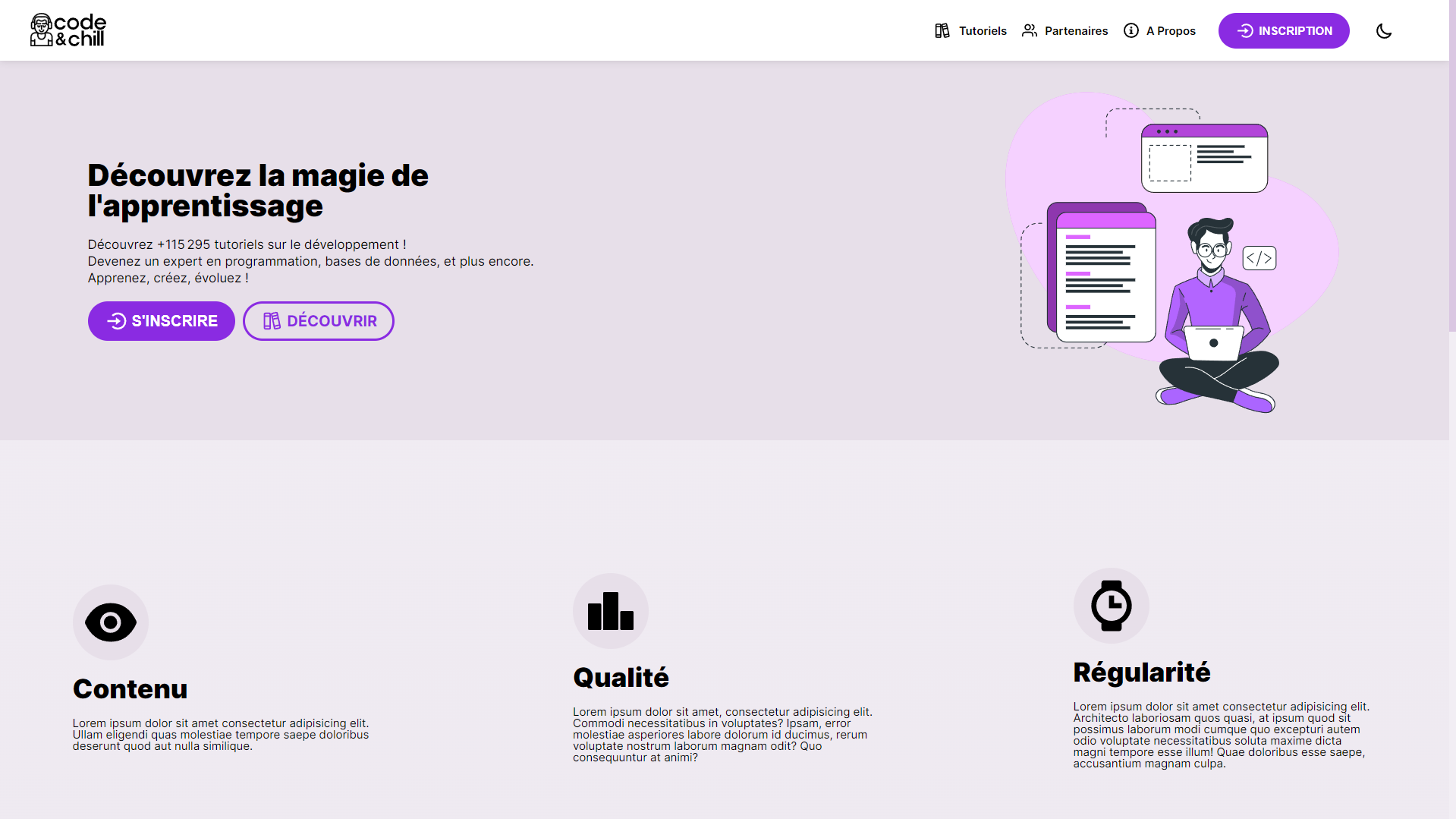 image du Projet numéro 2 Code & Chill
