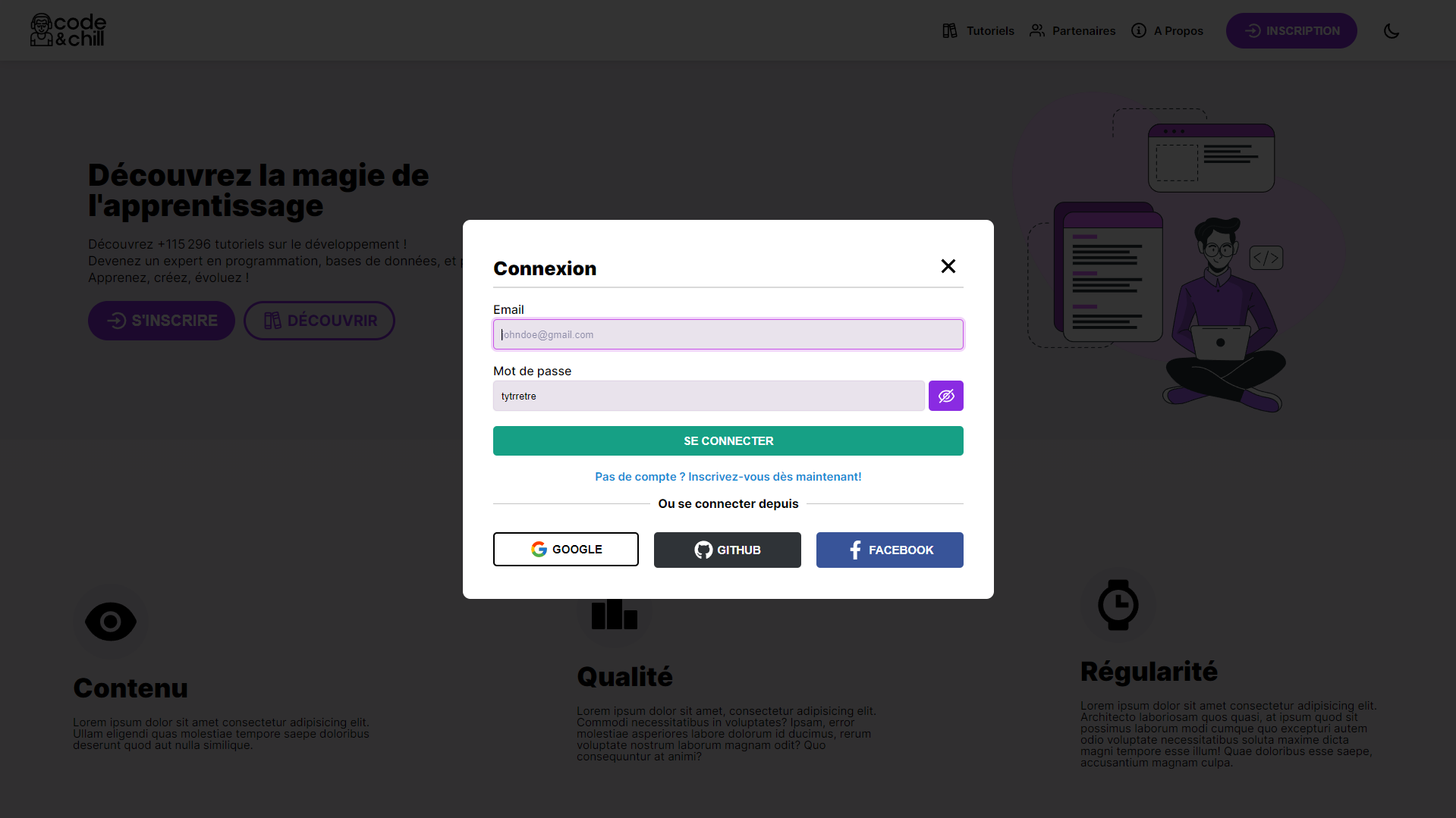 image du Projet numéro 8 Code & Chill
