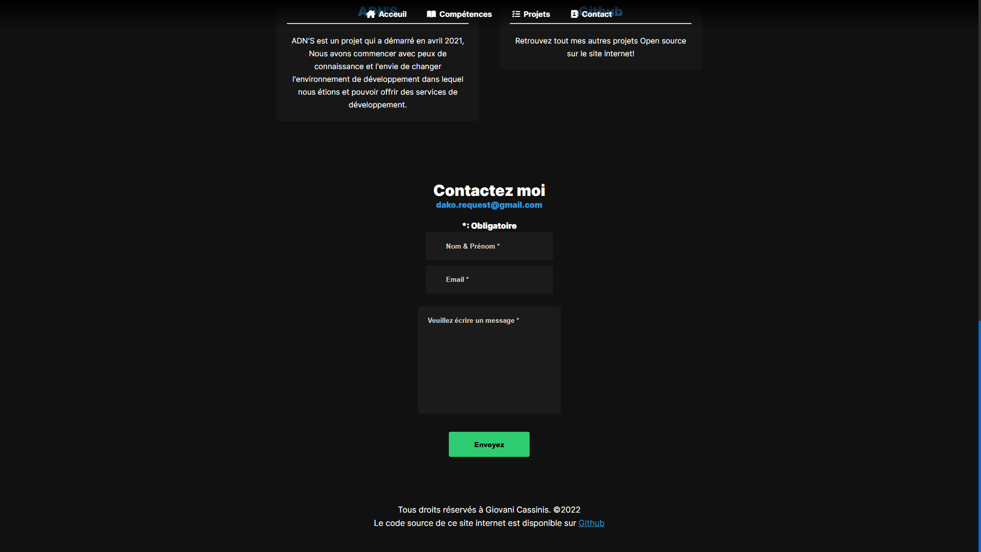 image du Projet numéro 3 Portfolio